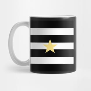 Strips - orange star Mug